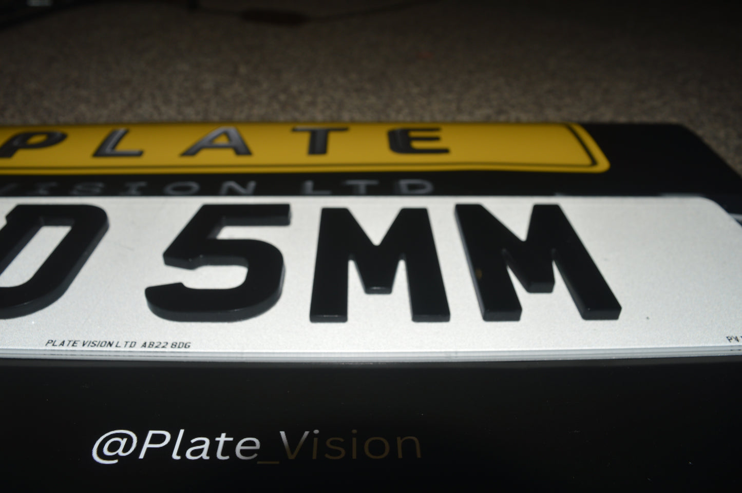 4D 5MM Number plates