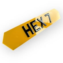 Road Legal Hex 7 Digit Number Plate