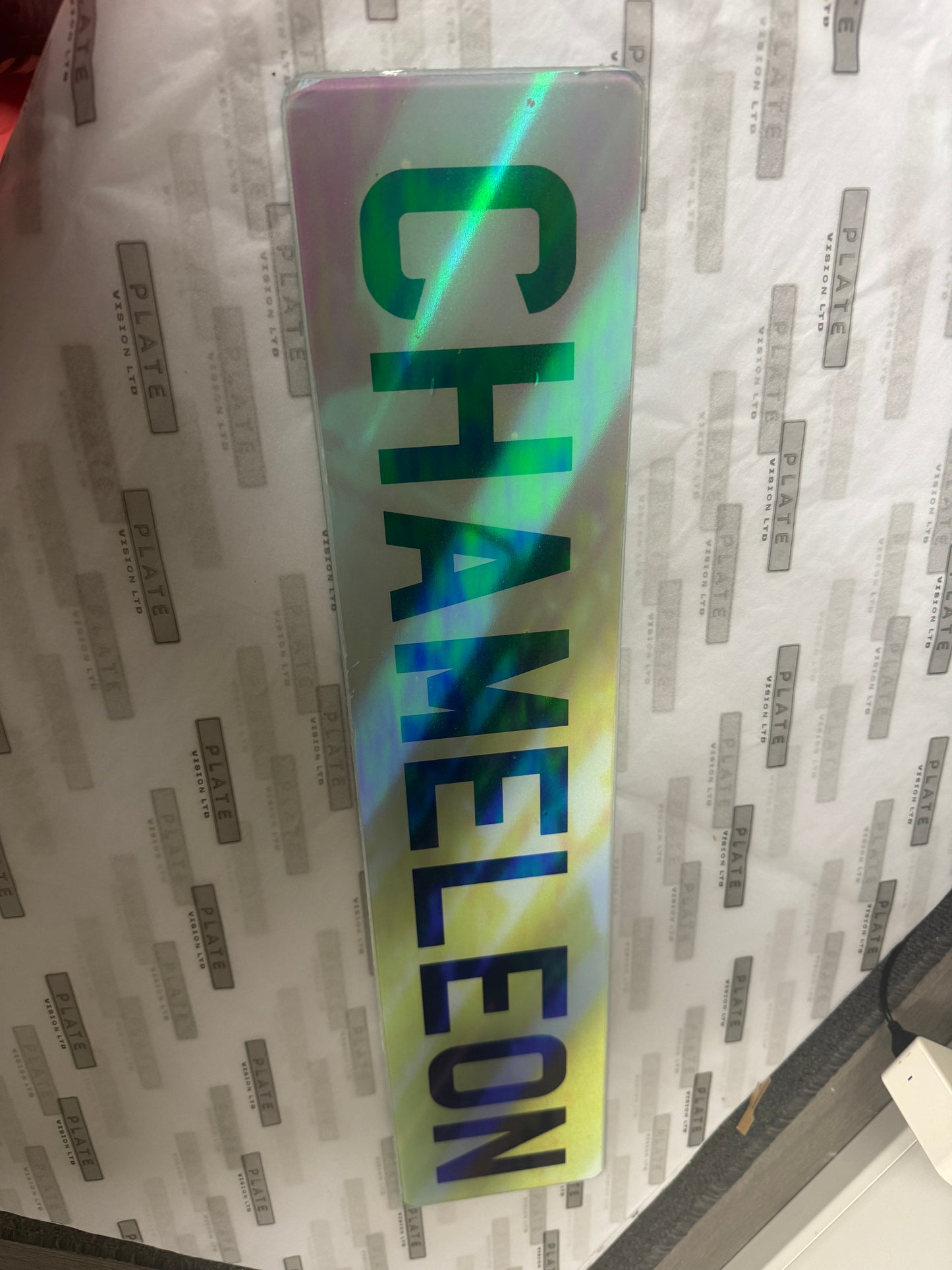 Chameleon Show Plate