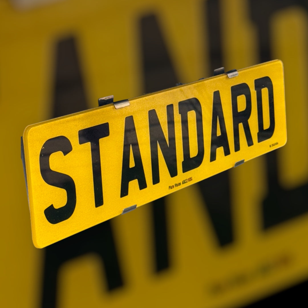 Standard Number Plate - 100% ROAD LEGAL