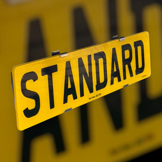 Road Legal Standard Printed Plates