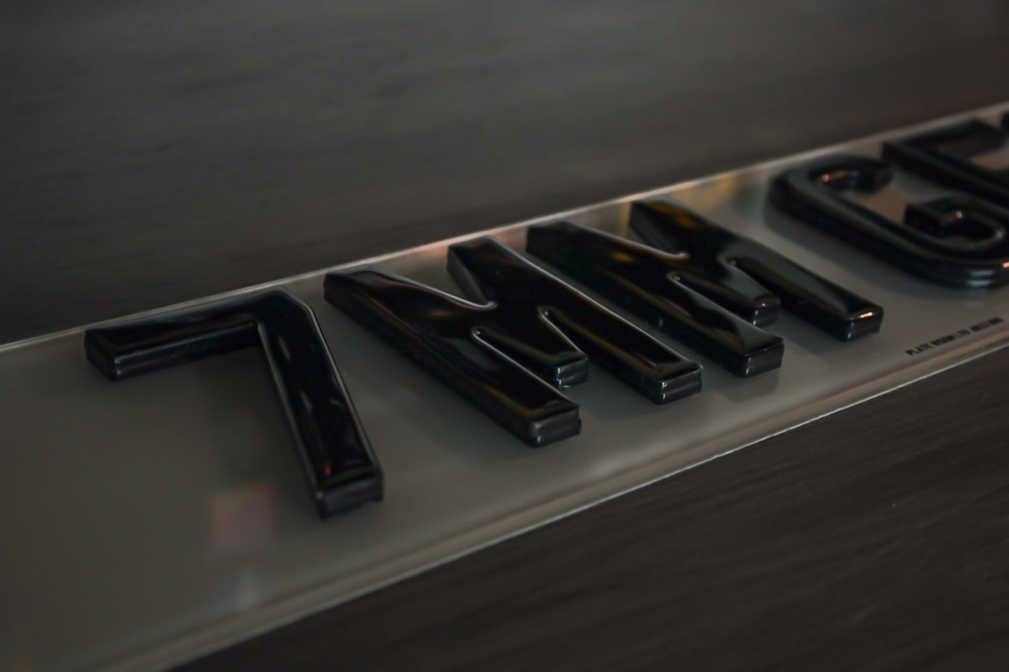 4D 7 MM Gel Number plates
