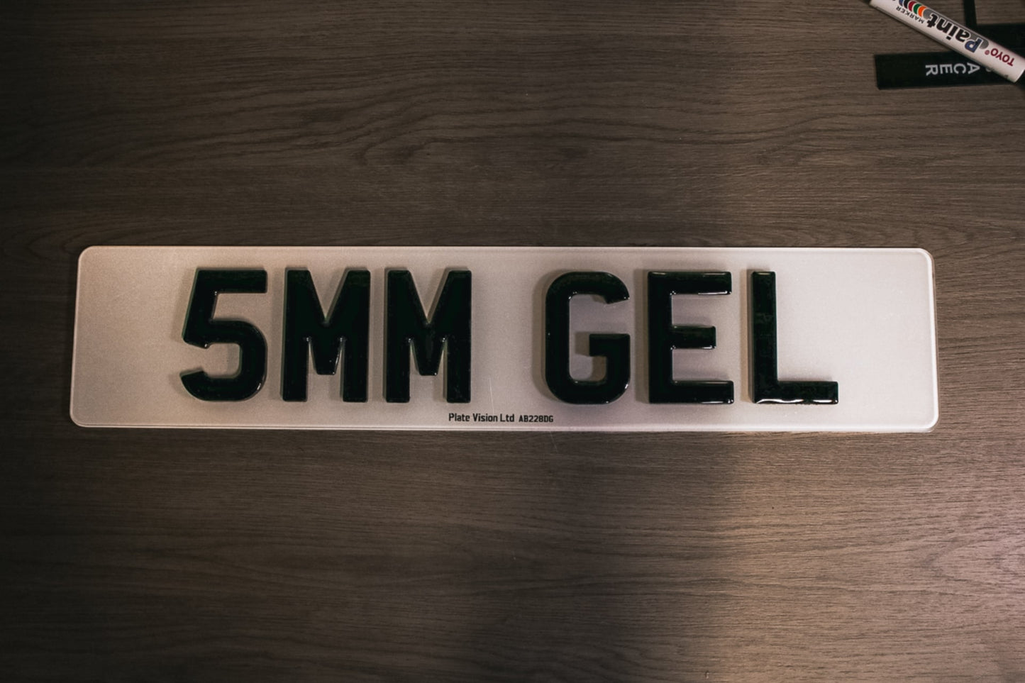 4D 5MM Gel Number plates