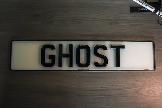 Road Legal 4D GHOST Number plates