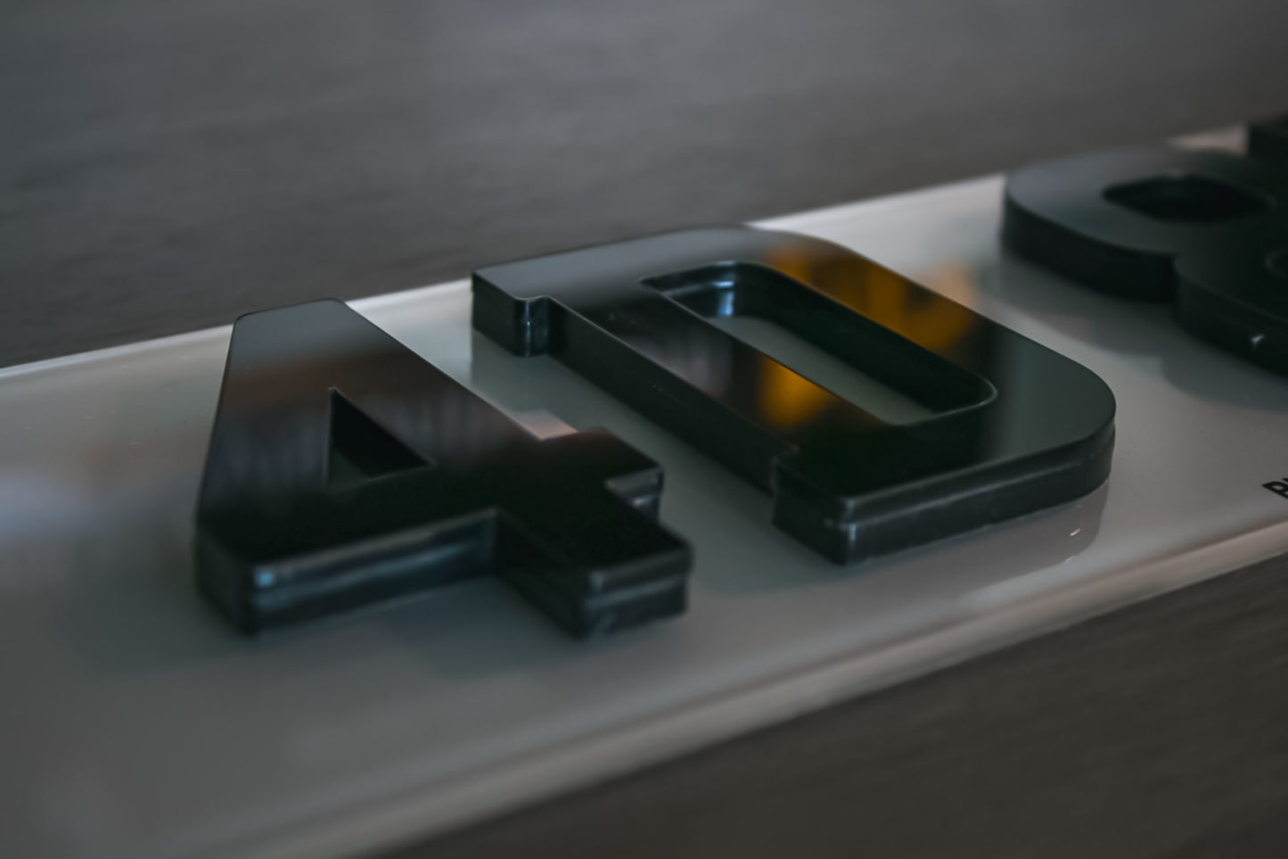 4D 3MM Number plate