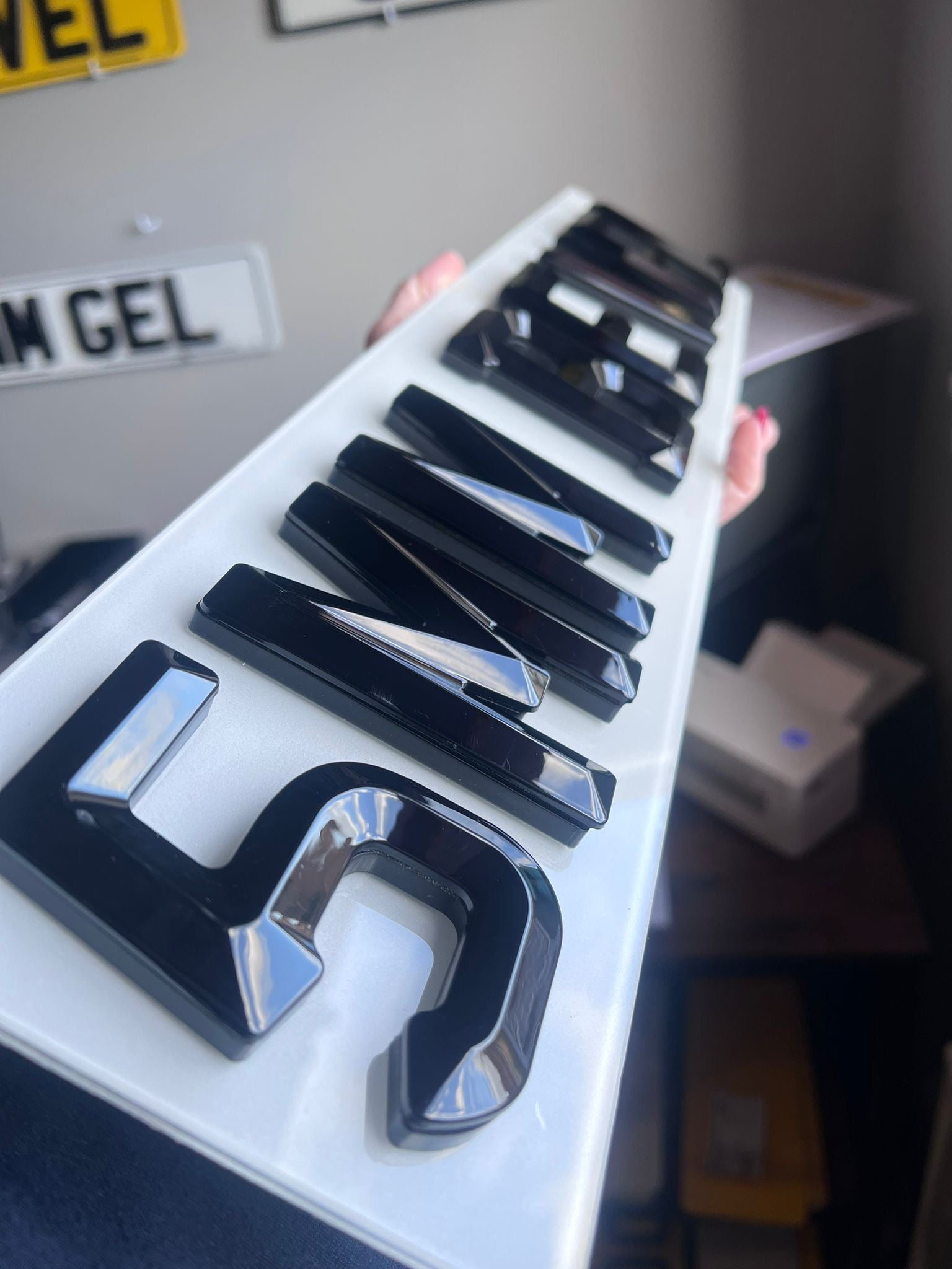 Road Legal 5mm Bevel Number plates