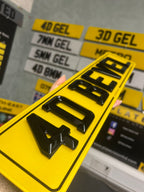 3mm Bevel Number Plates UK | Sleek Road Legal Plates | Plate Vision