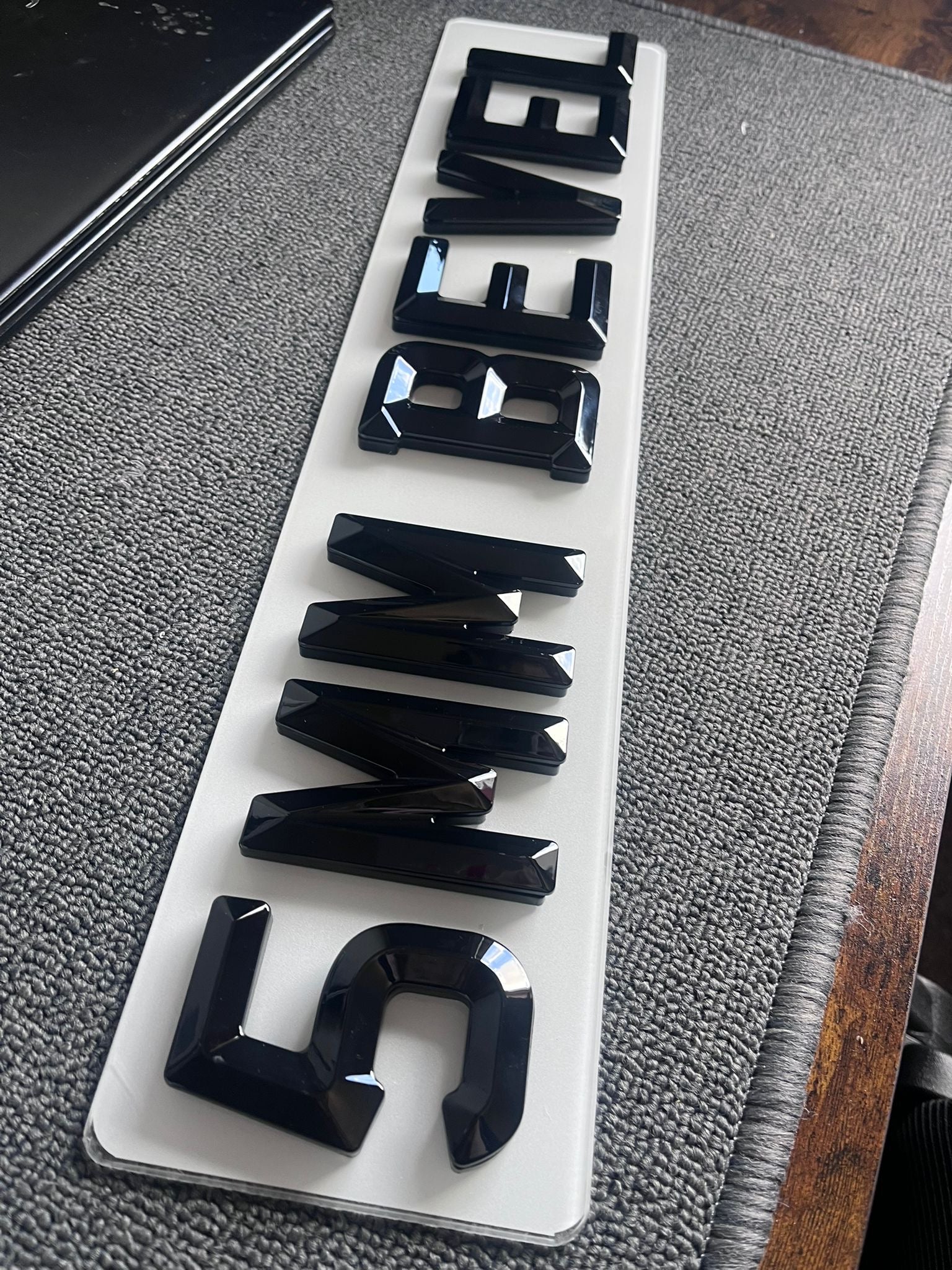 Road Legal 5mm Bevel Number plates