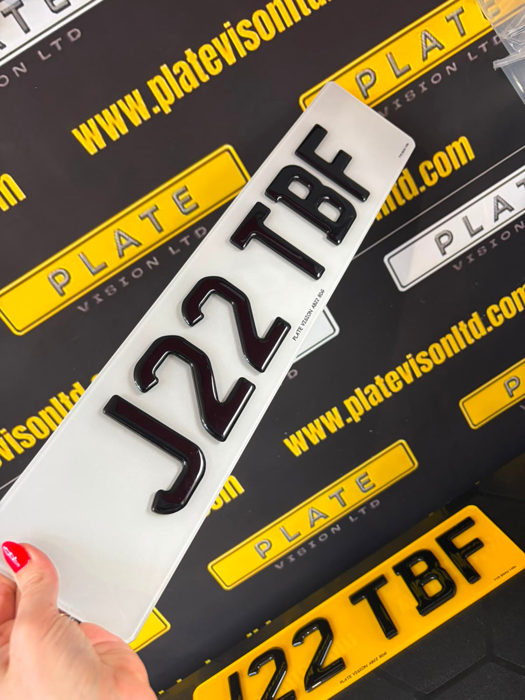 Road Legal 4D 3mm Gel Number Plates UK | BS AU 145e Compliant | Plate Vision