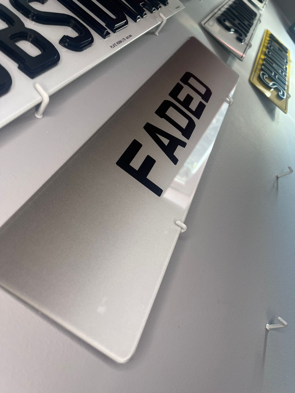 Faded Tint Number Plates UK | Gradient Show Plates (Non Road Legal) | Plate Vision
