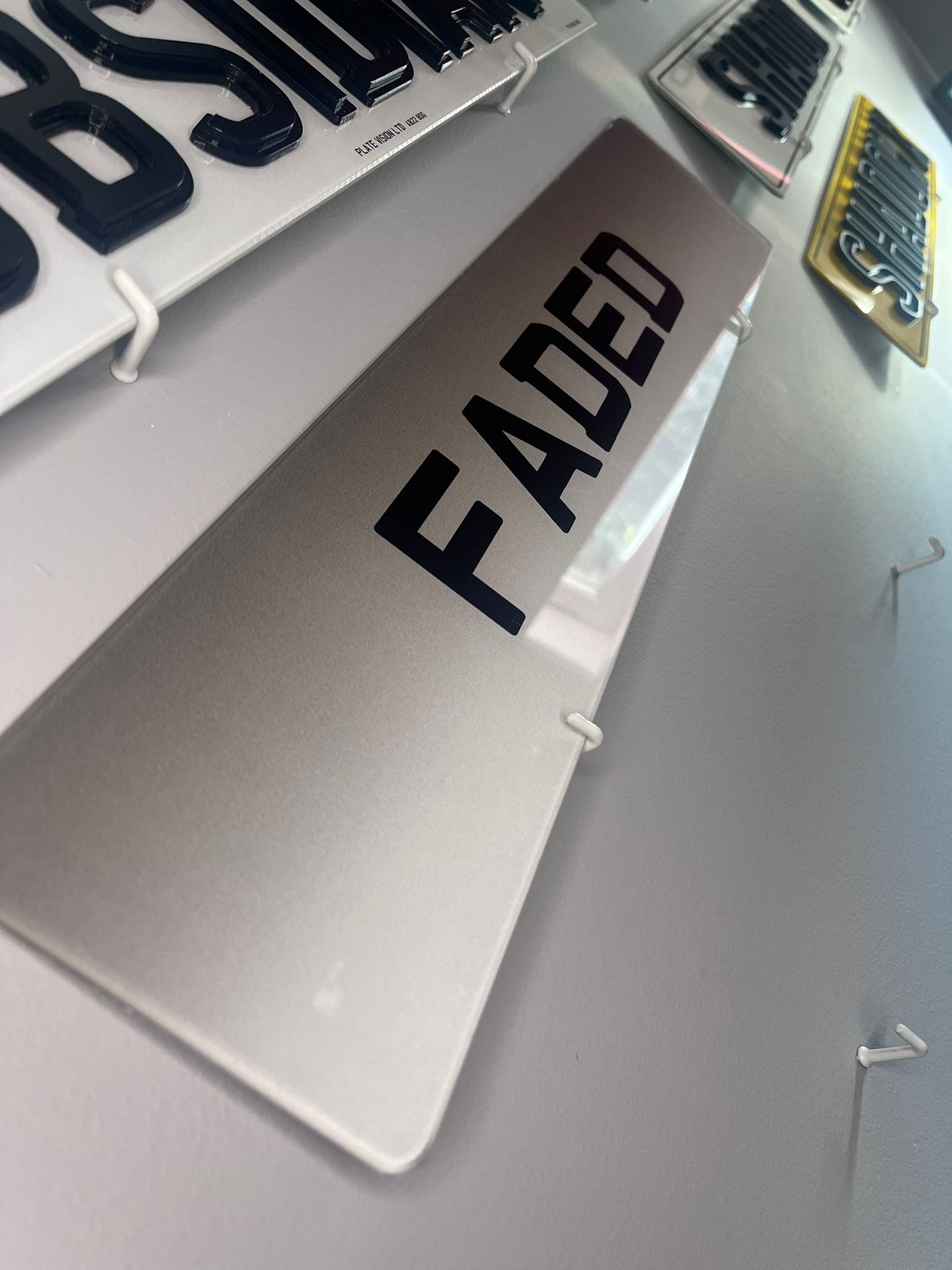 Faded Tint Number Plates UK | Gradient Show Plates (Non Road Legal) | Plate Vision