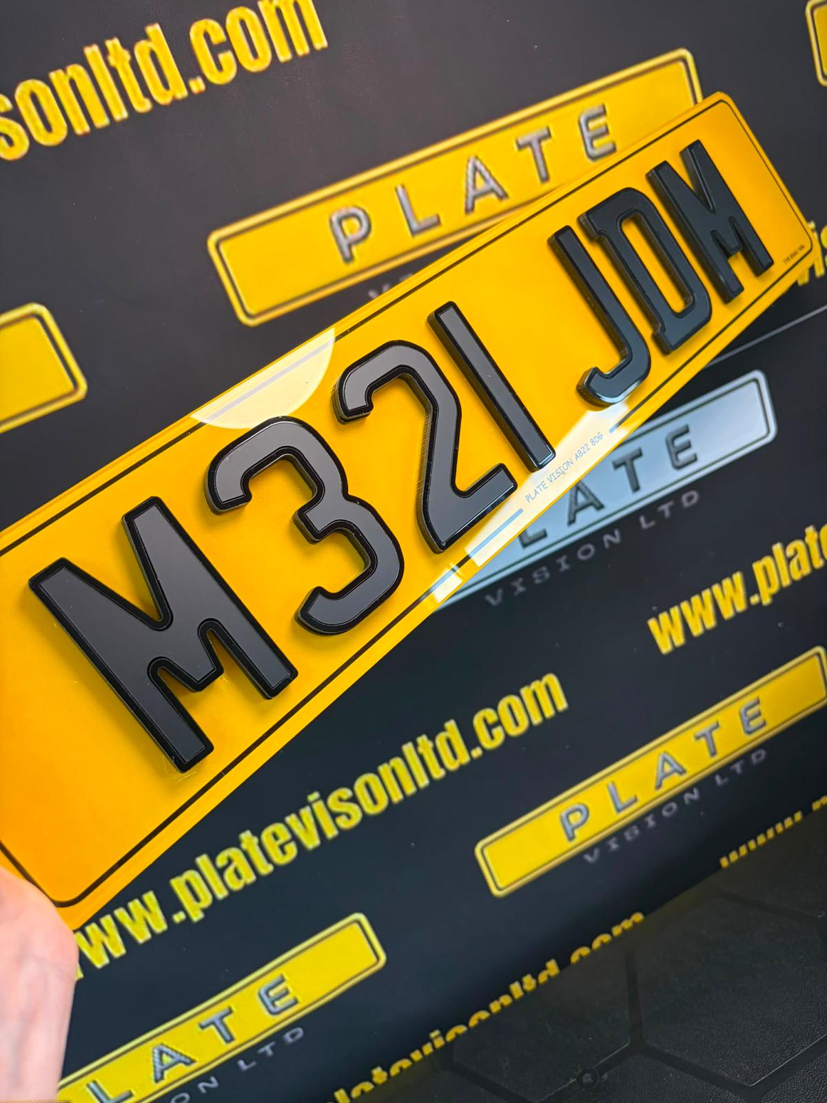 Custom Number Plate Builder UK | Road Legal Plate Creator | Plate Vision