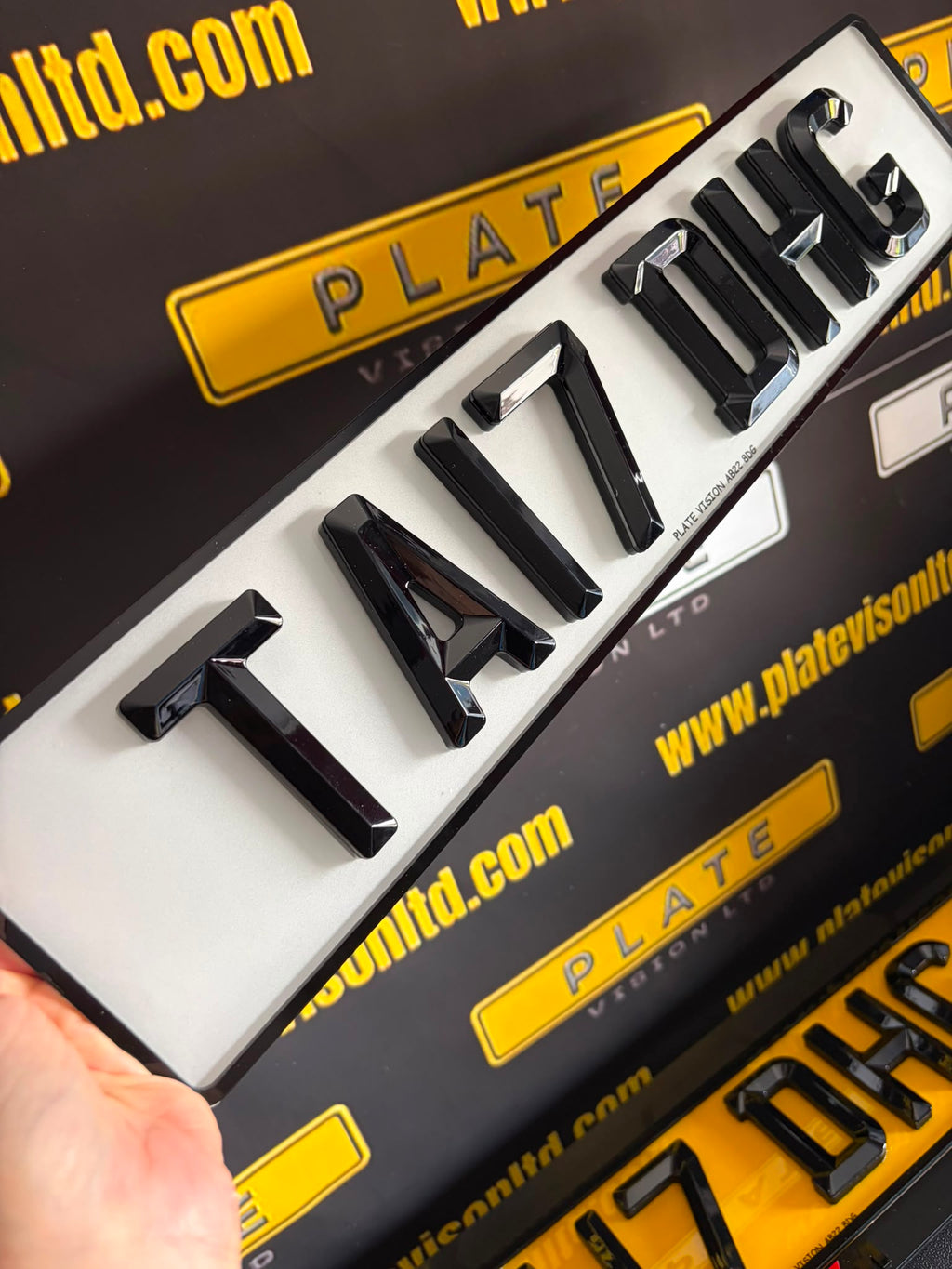 Road Legal 5mm Bevel Number Plates UK | BS AU 145e Compliant | Plate Vision