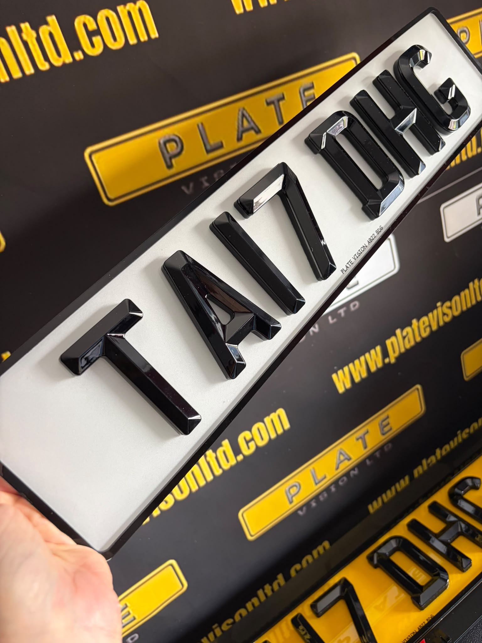 Road Legal 5mm Bevel Number Plate – DVLA Compliant | Plate Vision Ltd