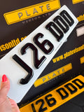 Road Legal 4D 5mm Gel Number Plates UK | BS AU 145e Compliant | Plate Vision
