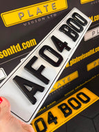 Road Legal 4D 5mm Gel Number Plates UK | BS AU 145e Compliant | Plate Vision