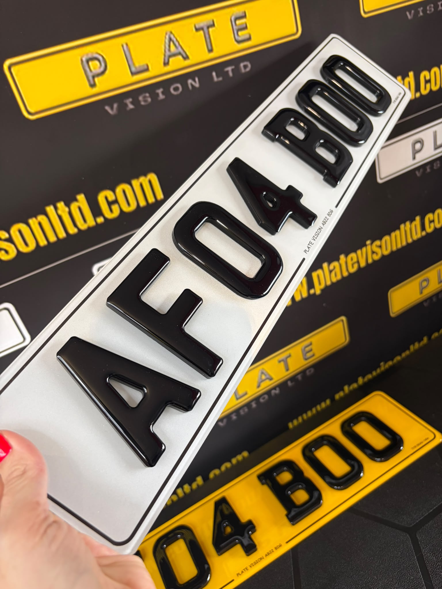 Road Legal 4D 5mm Gel Number Plates UK | DVLA Approved | Plate Vision