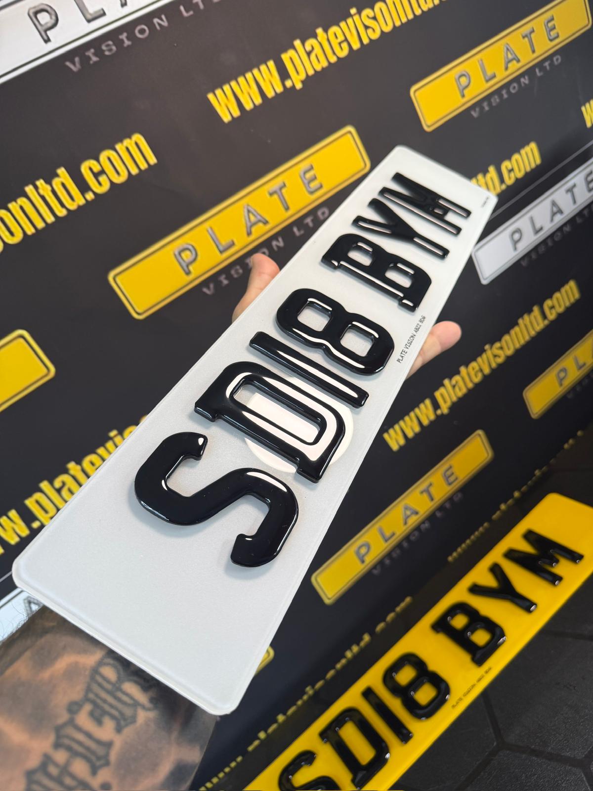Custom Number Plate Builder UK | Road Legal Plate Creator | Plate Vision