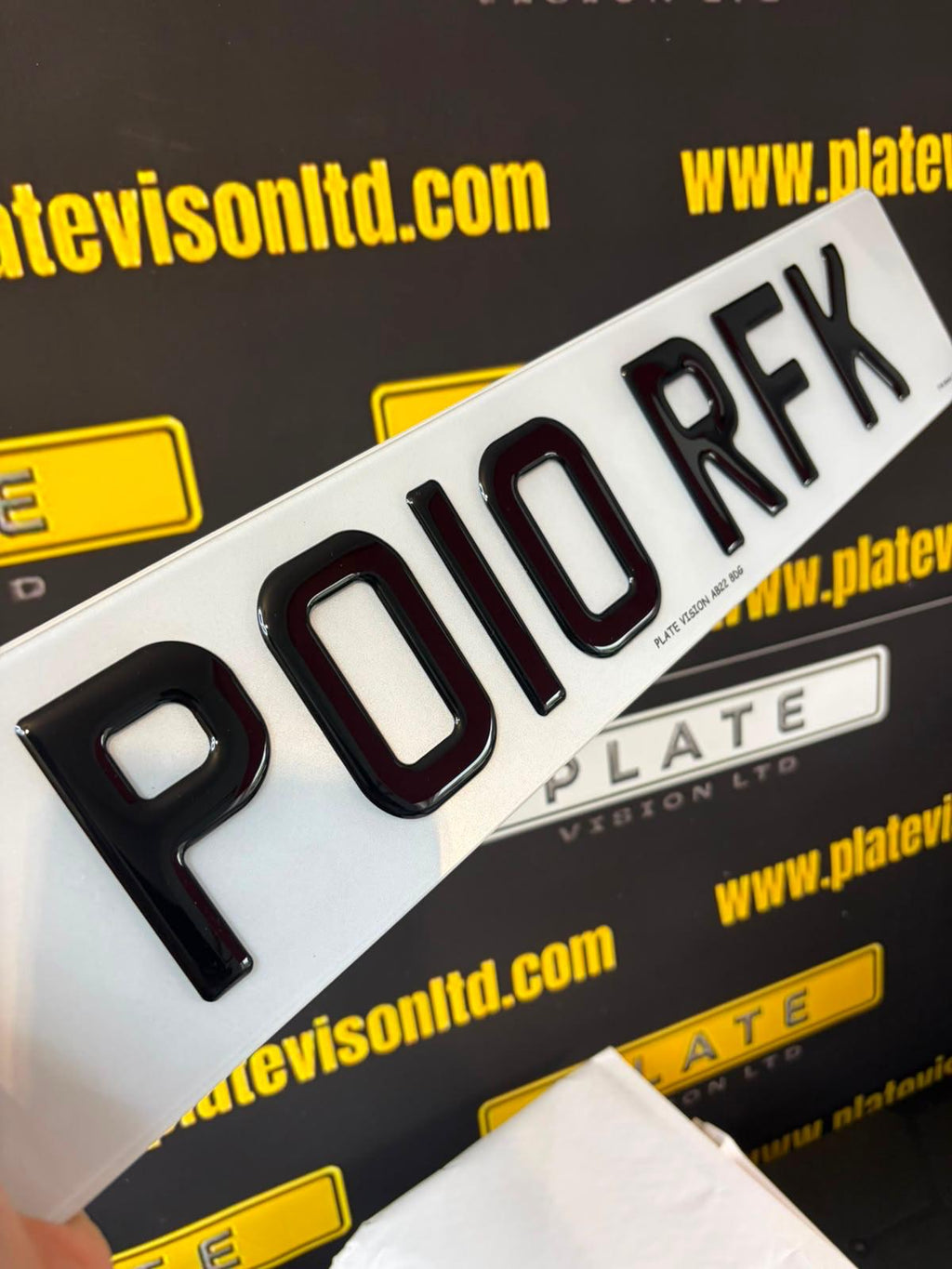 Road Legal 3D Gel Number Plates UK | BS AU 145e Compliant | Plate Vision