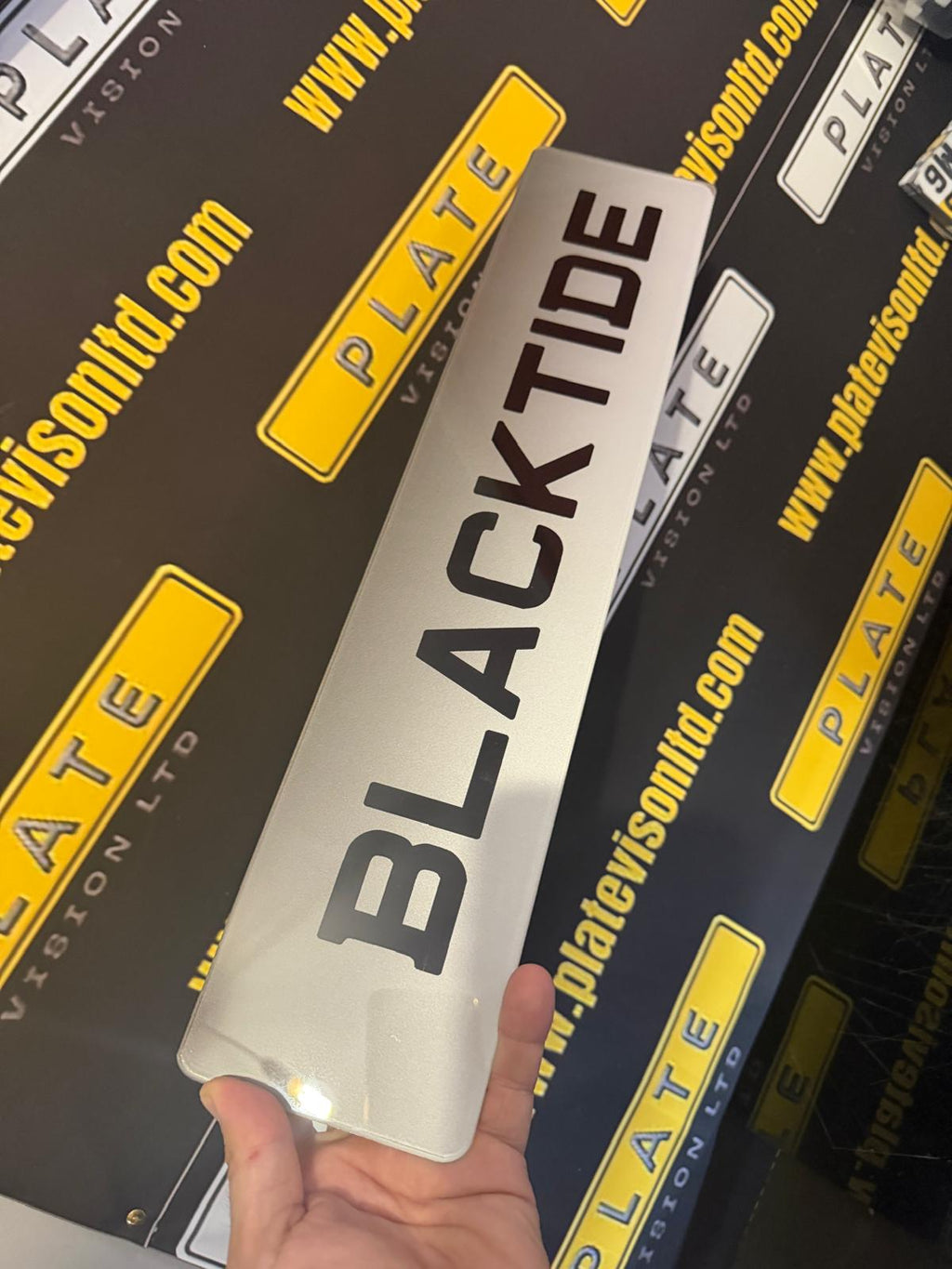 Faded Tint Number Plates UK | Gradient Show Plates (Non Road Legal) | Plate Vision