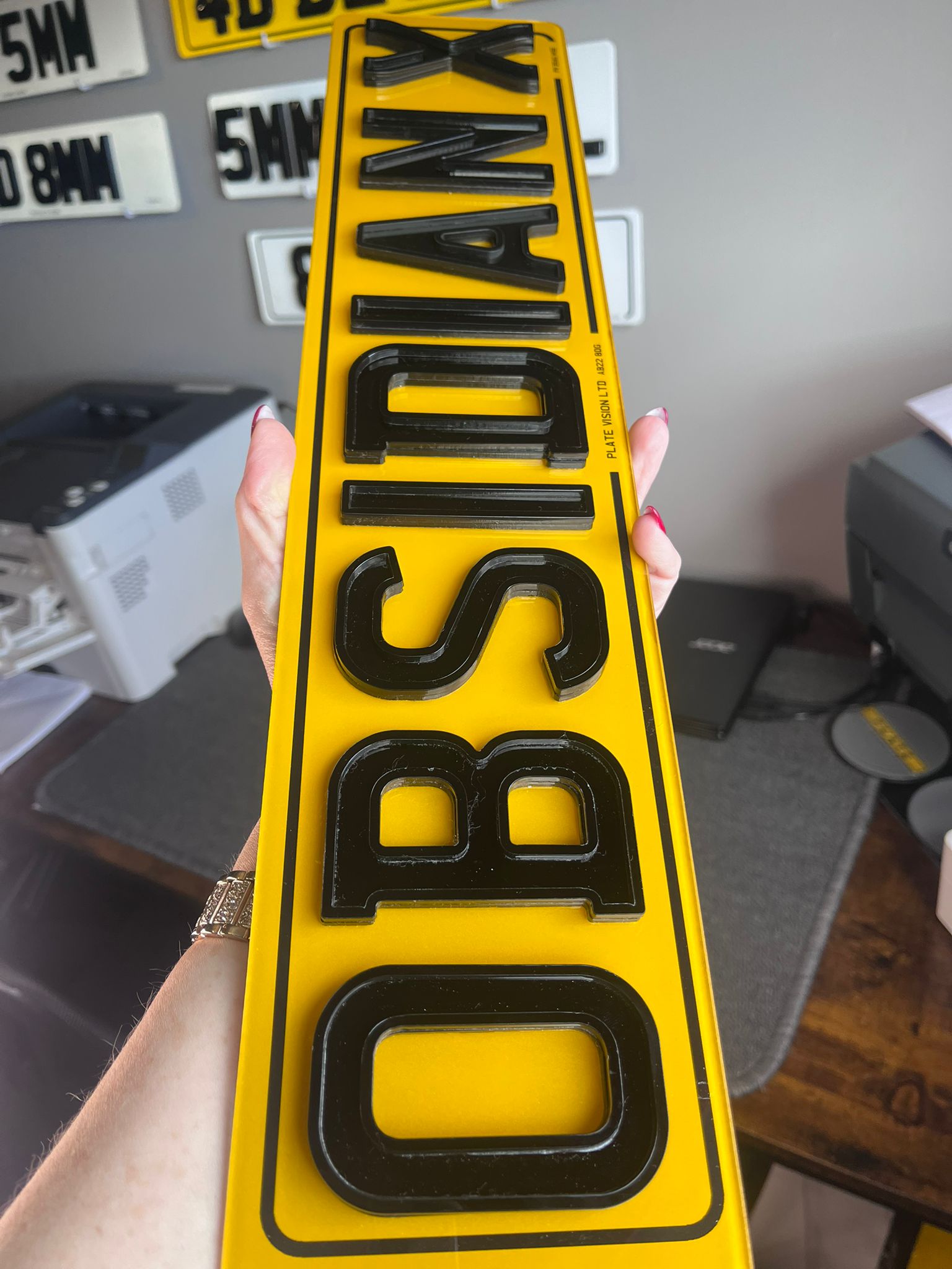 Obsidian X Number Plates UK | Enhanced Road Legal Plates | Plate Vision