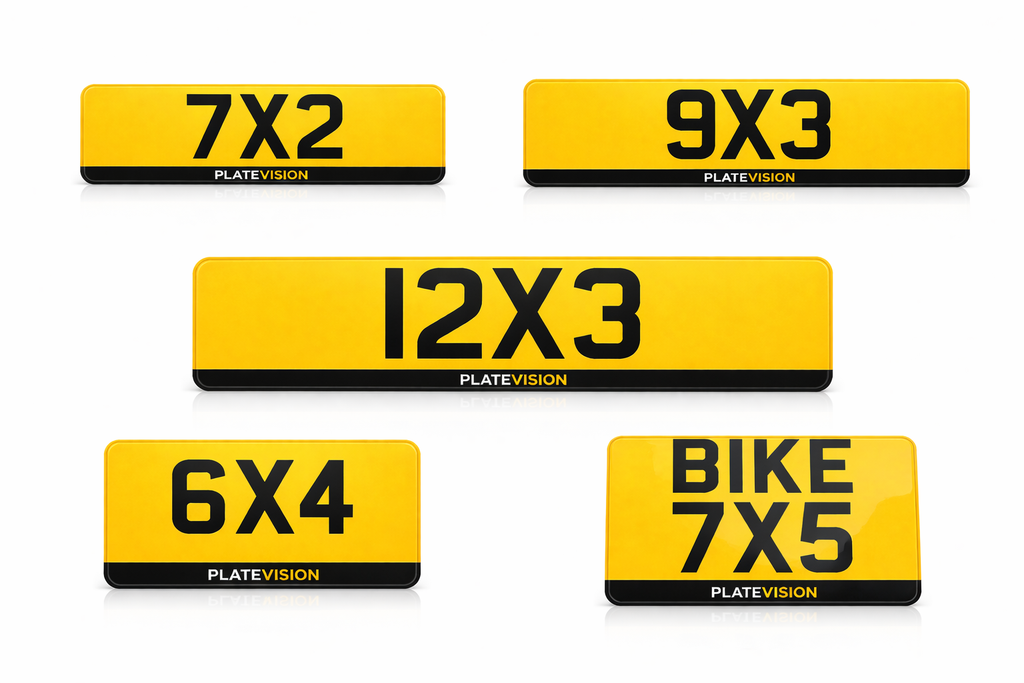 Motorcycle Show Plates UK | Custom Bike Display Plates | Plate Vision