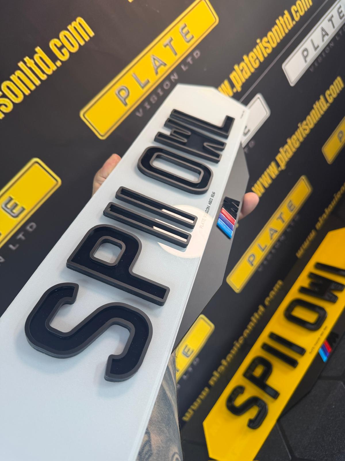 Elite Custom Number Plate Package UK | Premium Plate & Surround Kit | Plate Vision