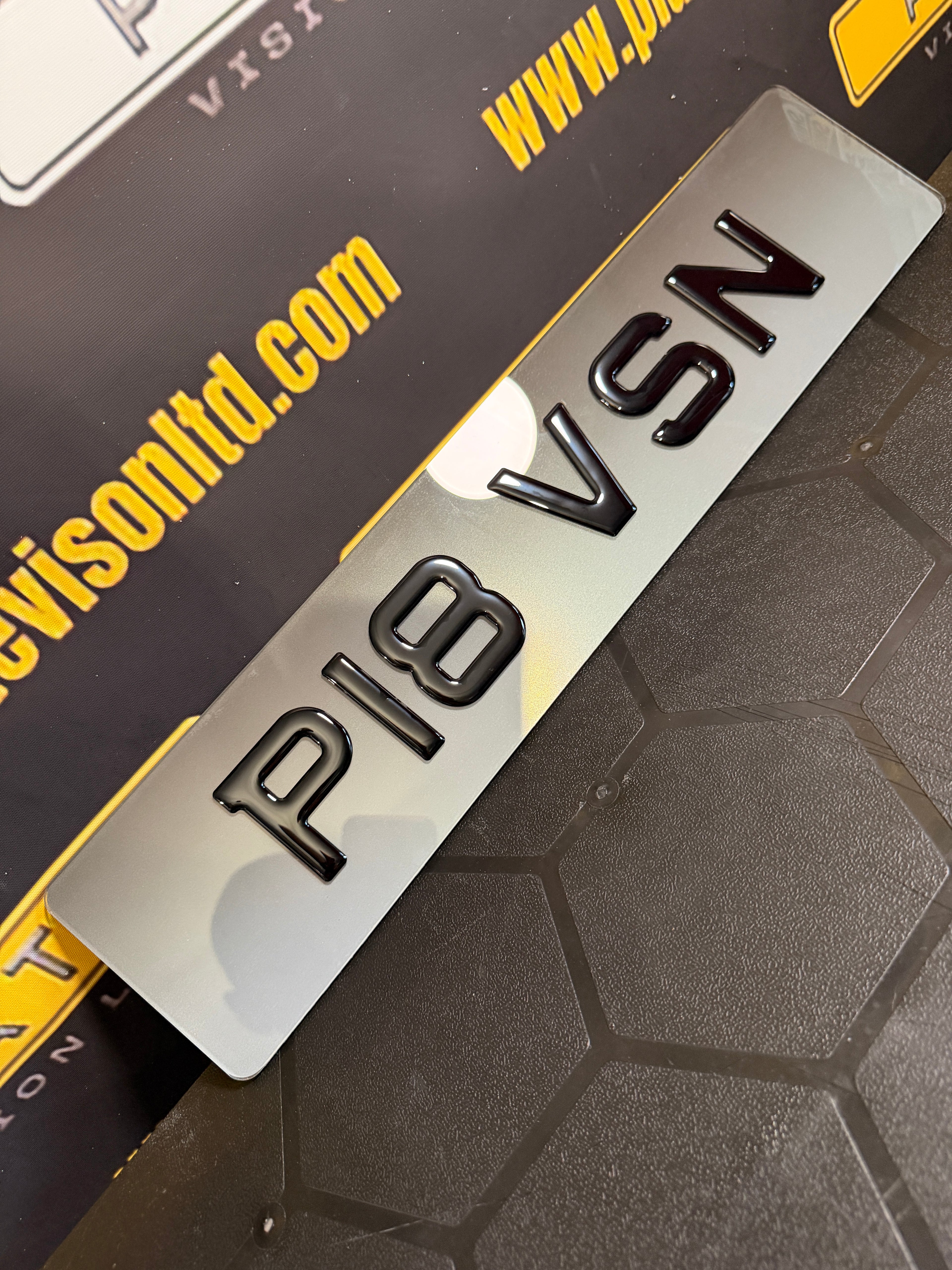 Tinted Faded Number Plates UK | Gradient Show Plates (Non Road Legal) | Plate Vision
