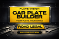 Custom Number Plate Builder UK | Road Legal Plate Creator | Plate Vision