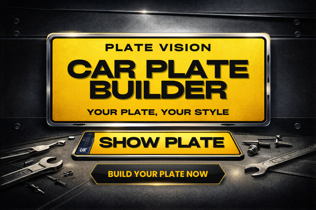 Show Plate Builder UK | Custom Display Number Plates | Plate Vision