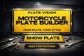 Motorcycle Show Plates UK | Custom Bike Display Plates | Plate Vision