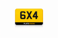 6x4 Motorcycle Show Plates UK | Compact Custom Bike Plates | Plate Vision