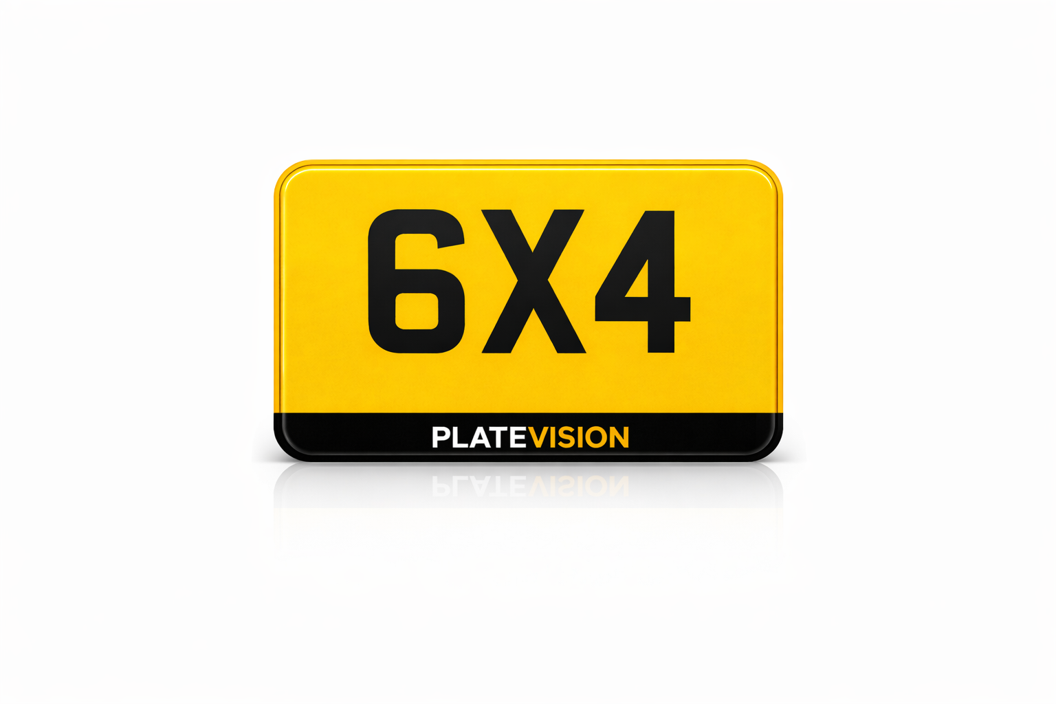 Motorcycle 6x4 Show Plates | Plate Vision