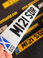 Road Legal 3D Gel Number Plates UK | BS AU 145e Compliant | Plate Vision