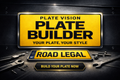 Custom Number Plate Builder UK | Road Legal Plate Creator | Plate Vision