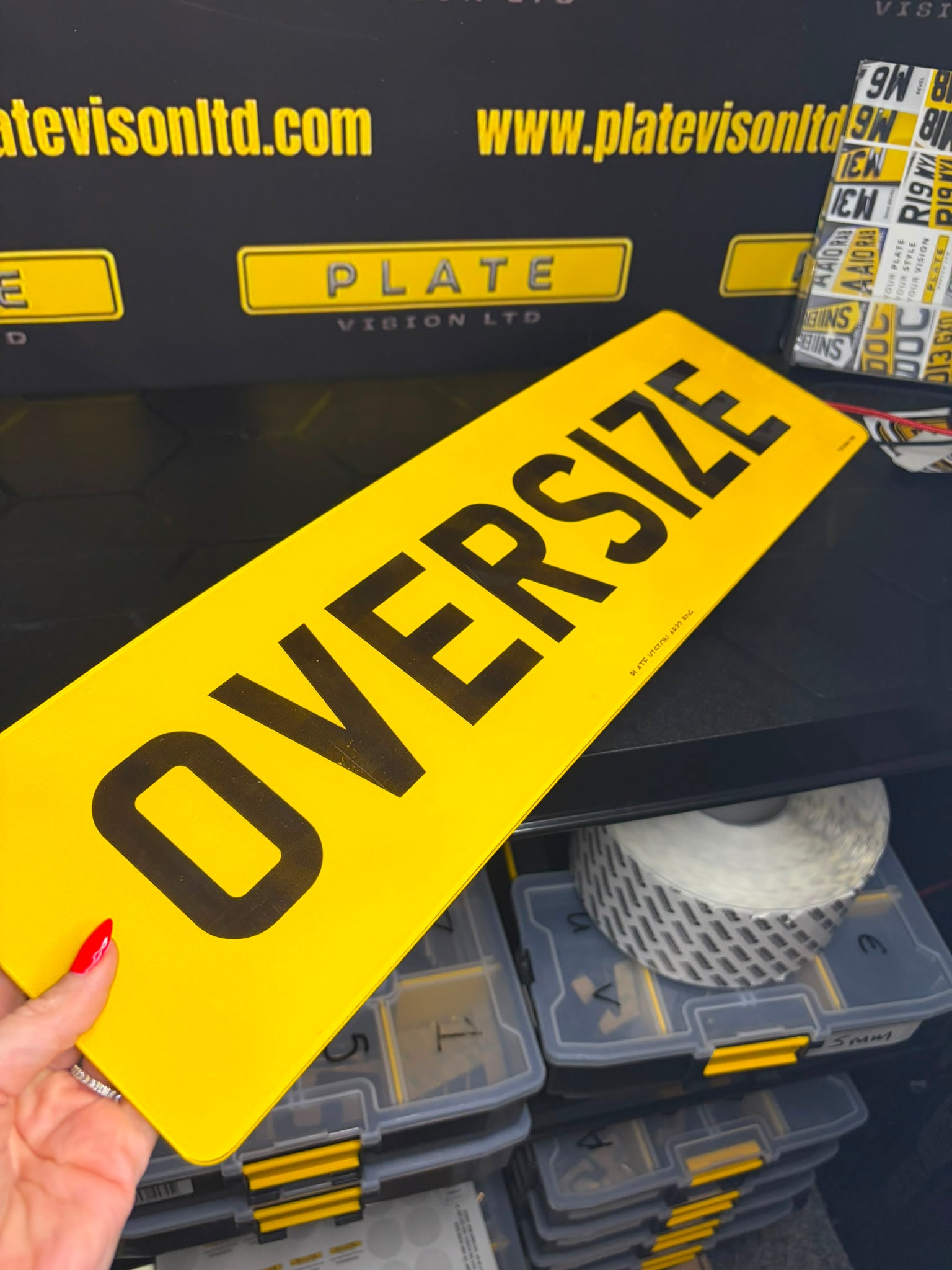 Oversize Road Legal Number Plates UK | OEM Style | Plate Vision