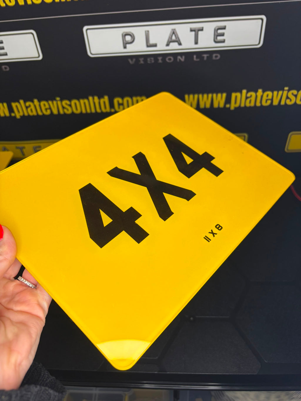 4 x4 Road Legal Number Plates UK | OEM Style | Plate Vision