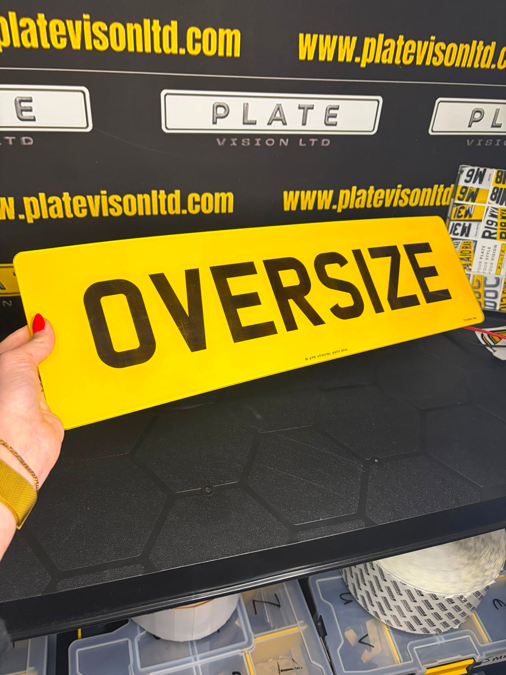 Oversize Road Legal Number Plates UK | OEM Style | Plate Vision