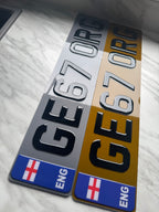 Tinted Number Plates UK | Stealth Show Plates (Not Road Legal) | Plate Vision