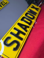 Shadow X Number Plates UK | Bold Stealth Plates | Plate Vision