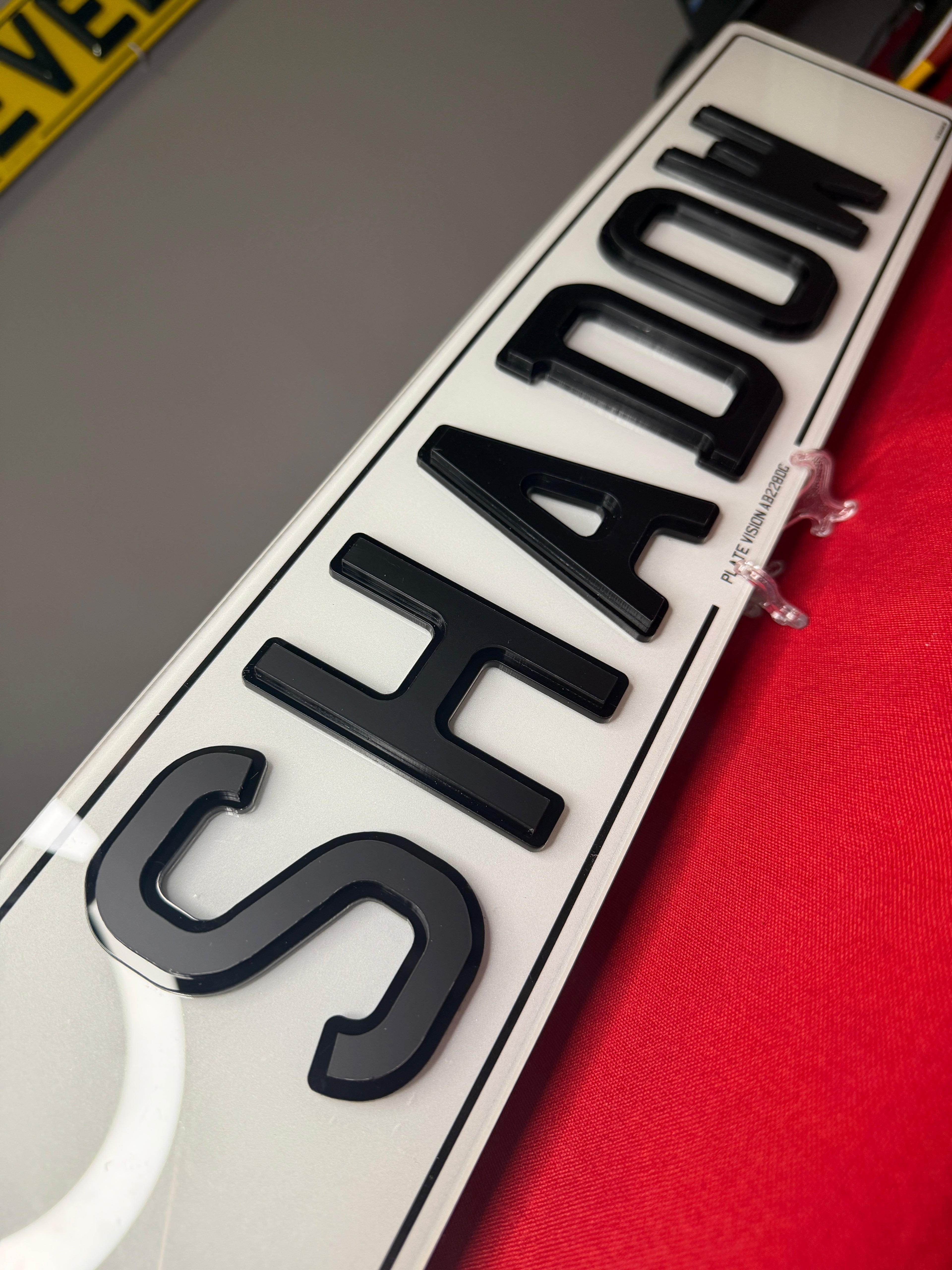 Shadow Number Plates UK | Stealth Road Legal Plates | Plate Vision