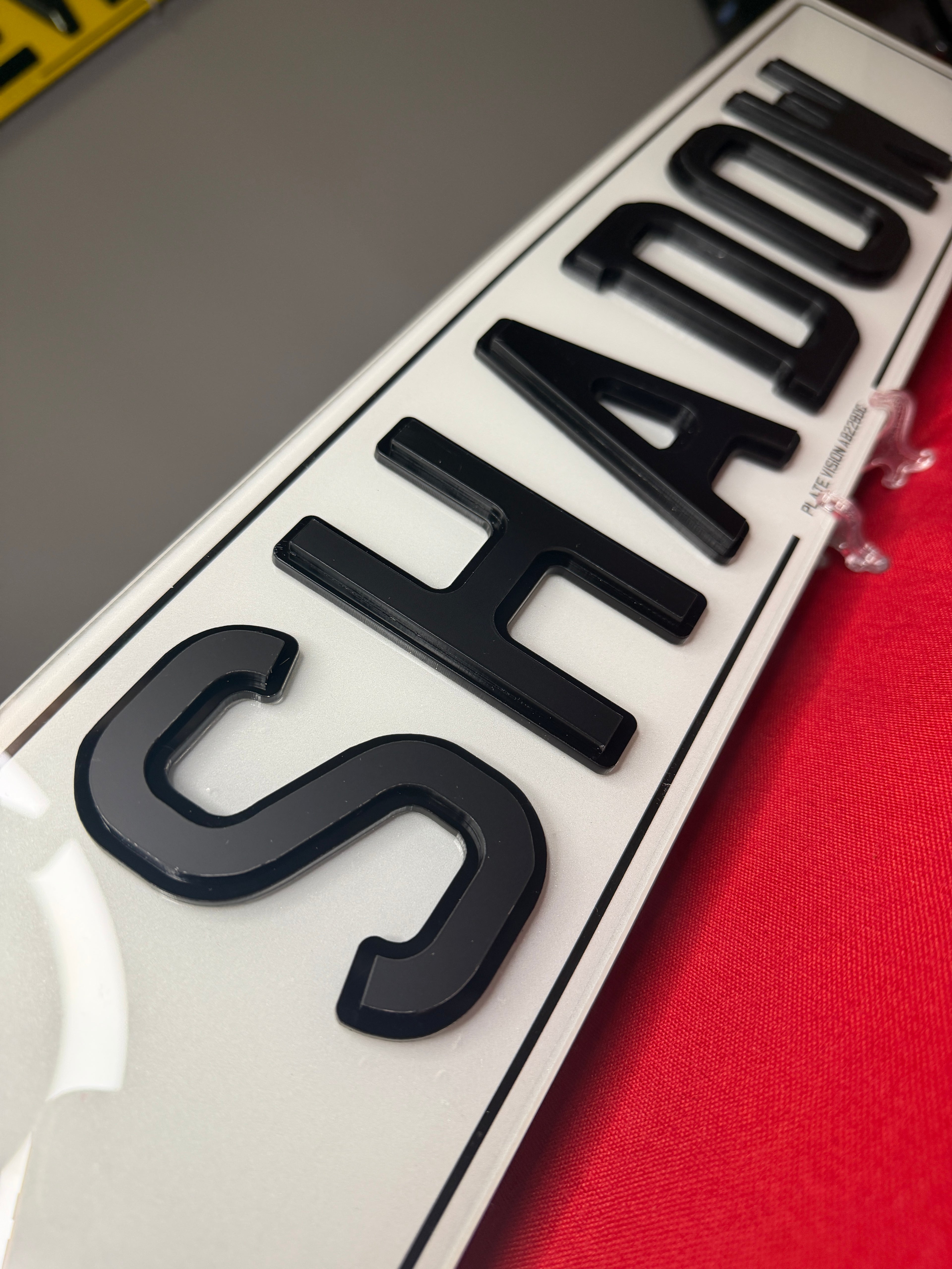 Shadow Number Plates UK | Stealth Road Legal Plates | Plate Vision