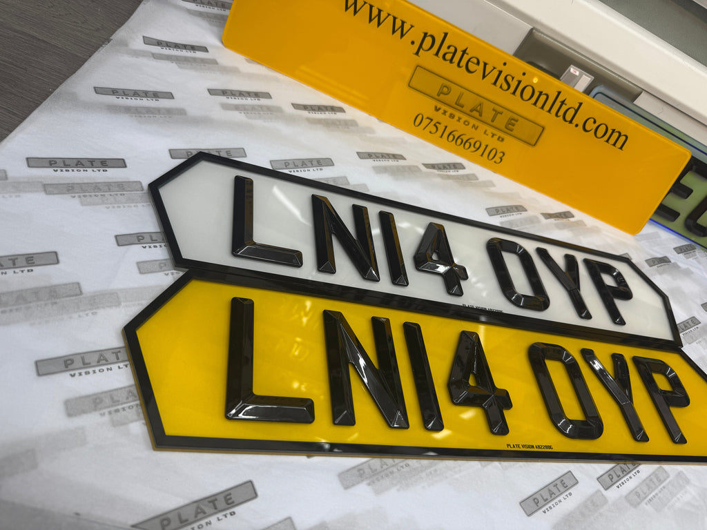 Hex 7 Digit Number Plates UK | Premium Road Legal Plates | Plate Vision