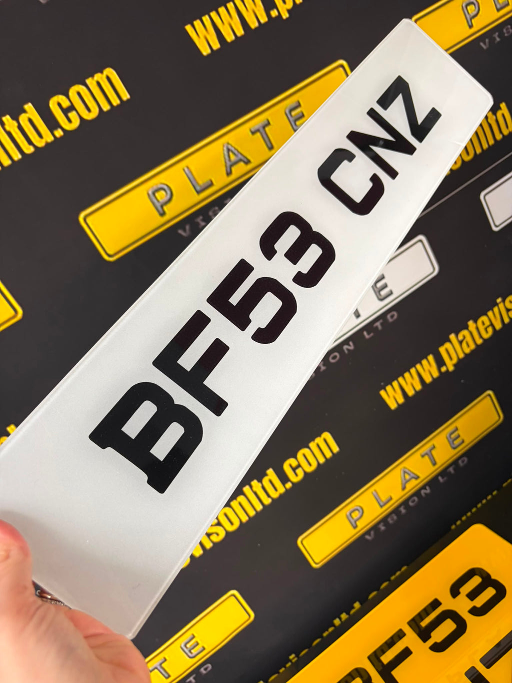 Printed Metro Number Plates UK | Custom Show Plates (Non Road Legal) | Plate Vision
