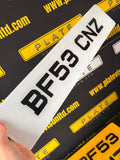 Printed Metro Number Plates UK | Custom Show Plates (Non Road Legal) | Plate Vision