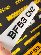 Printed Metro Number Plates UK | Custom Show Plates (Non Road Legal) | Plate Vision
