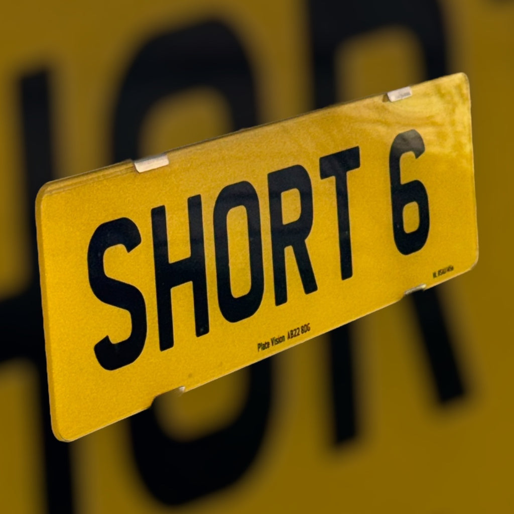 Short 6 Digit Number Plates UK | Custom Road Legal Plates | Plate Vision
