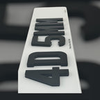 4D 5mm Number Plates UK | Premium Road Legal Plates | Plate Vision