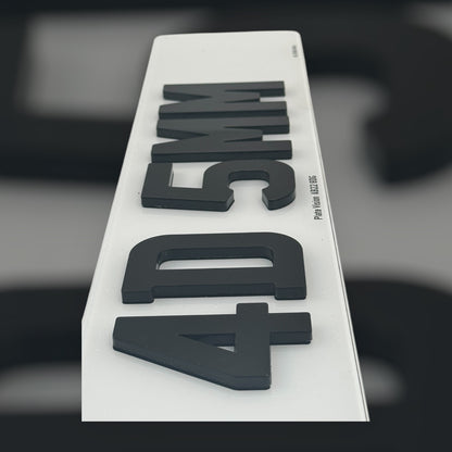 4D 5MM Number plates