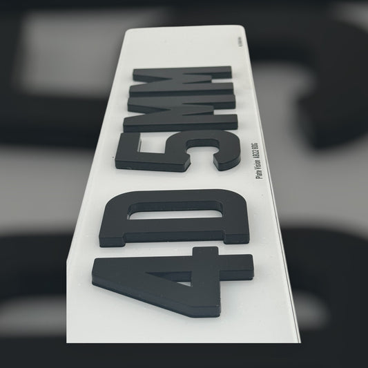 4D 5MM Number plates